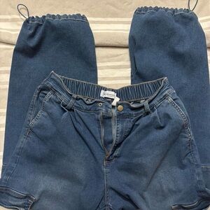 Celebrity Pink Women's Blue Denim Overalls